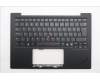 Lenovo 5M11S09621 C-Cover with keyboard, Estonian, Black, Backlight, WWAN, UK