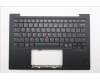 Lenovo 5M11S09622 C-Cover with keyboard, US English Euro, Black, Backlight, WWAN