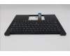 Lenovo 5M11S09680 C-Cover with keyboard, Arabic, Black, US