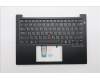 Lenovo 5M11S09784 C-Cover with keyboard, Hebrew, Black, Backlight, US