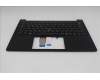 Lenovo 5M11S09790 C-Cover with keyboard, Italian, Black, Backlight, UK