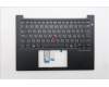 Lenovo 5M11S09840 C-Cover with keyboard, Bulgarian, Black, Backlight, UK
