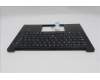 Lenovo 5M11S09904 C-Cover with keyboard, Italian, Black, UK