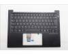 Lenovo 5M11S09980 C-Cover with keyboard, German, Black, Backlight, UK
