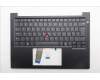 Lenovo 5M11S10036 C-Cover with keyboard, UK English, Black, Backlight, UK