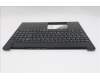Lenovo 5M11S10114 C-Cover with keyboard, Norwegian, Black, UK