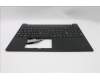 Lenovo 5M11S10163 C-Cover with keyboard, Arabic, Black, Backlight, US