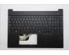 Lenovo 5M11S10172 C-Cover with keyboard, Spanish, Black, Backlight