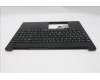 Lenovo 5M11S10172 C-Cover with keyboard, Spanish, Black, Backlight
