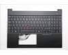 Lenovo 5M11S10175 C-Cover with keyboard, French, Black, Backlight