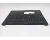 Lenovo 5M11S10204 C-Cover with keyboard, Czech Slovakian, Black, Backlight, UK