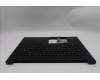 Lenovo 5M11S10369 C-Cover with keyboard, Hebrew, Black, Backlight, US