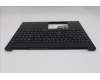 Lenovo 5M11S10398 C-Cover with keyboard, Switzerland, Black, Backlight, UK
