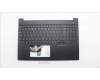Lenovo 5M11S10402 C-Cover with keyboard, UK English, Black, Backlight, UK