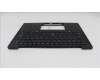 Lenovo 5M11S15563 C-Cover with keyboard, Arabic, Black, Backlight, US