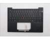 Lenovo 5M11S15594 C-Cover with keyboard, French, Black, Backlight, US