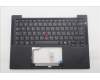 Lenovo 5M11S15615 C-Cover with keyboard, Italian, Black, Backlight, UK