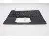 Lenovo 5M11S15710 C-Cover with keyboard, German, Black, Backlight, WWAN, UK