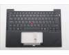 Lenovo 5M11S15740 C-Cover with keyboard, Norwegian, Black, Backlight, WWAN, UK
