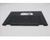 Lenovo 5M11S15893 C-Cover with keyboard, Estonian, Black, Backlight, UK