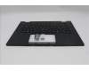 Lenovo 5M11S15903 C-Cover with keyboard, French, Black, Backlight, US