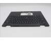 Lenovo 5M11S15903 C-Cover with keyboard, French, Black, Backlight, US