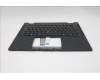 Lenovo 5M11S15973 C-Cover with keyboard, Switzerland, Black, Backlight, UK