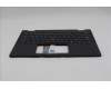 Lenovo 5M11S16009 C-Cover with keyboard, Arabic, Black, Backlight, WWAN, US