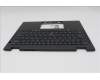 Lenovo 5M11S16045 C-Cover with keyboard, US English Euro, Black, Backlight, WWAN, US