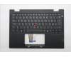 Lenovo 5M11S16121 C-Cover with keyboard, Switzerland, Black, Backlight, WWAN, UK