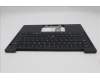 Lenovo 5M11S16199 C-Cover with keyboard, French, Black, Backlight, US