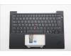 Lenovo 5M11S16257 C-Cover with keyboard, Slovenian, Black, Backlight, UK