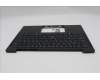 Lenovo 5M11S16337 C-Cover with keyboard, Estonian, Black, Backlight, WWAN, UK