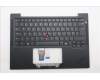 Lenovo 5M11S16391 C-Cover with keyboard, Norwegian, Black, Backlight, WWAN, UK