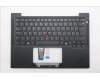Lenovo 5M11S16407 C-Cover with keyboard, Slovenian, Black, Backlight, WWAN, UK