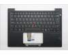 Lenovo 5M11S16417 C-Cover with keyboard, Switzerland, Black, Backlight, WWAN