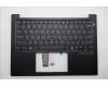 Lenovo 5M11S26762 C-Cover with keyboard, Greek, Black, US