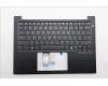 Lenovo 5M11S26820 C-Cover with keyboard, English, Black, Backlight, US