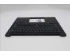 Lenovo 5M11S26828 C-Cover with keyboard, Arabic, Black, Backlight, US