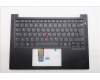 Lenovo 5M11S26894 C-Cover with keyboard, Nordic, Black, Backlight, UK