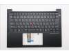 Lenovo 5M11S26922 C-Cover with keyboard, Japanese, Black, Backlight, JP