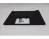 Lenovo 5M11S26954 C-Cover with keyboard, Ukraine, Black, Backlight, US