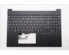 Lenovo 5M11S27011 C-Cover with keyboard, Switzerland, Black, UK