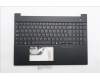 Lenovo 5M11S27056 C-Cover with keyboard, Spanish, Black, Backlight, UK