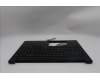 Lenovo 5M11S27065 C-Cover with keyboard, Greek, Black, Backlight, US