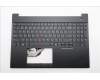 Lenovo 5M11S27106 C-Cover with keyboard, US English Euro, Black, Backlight, US