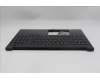 Lenovo 5M11S27107 C-Cover with keyboard, US English Euro, Black, Backlight, US