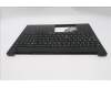 Lenovo 5M11S27110 C-Cover with keyboard, Icelandic, Black, Backlight, UK