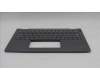 Lenovo 5M11S30214 C-Cover with keyboard, Arabic, Luna Grey, Backlight, World Face Camera, Heat Staking, US