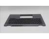 Lenovo 5M11S30250 C-Cover with keyboard, Belgian, Luna Grey, Non-Backlight, No World Face Camera, Heat Staking, UK